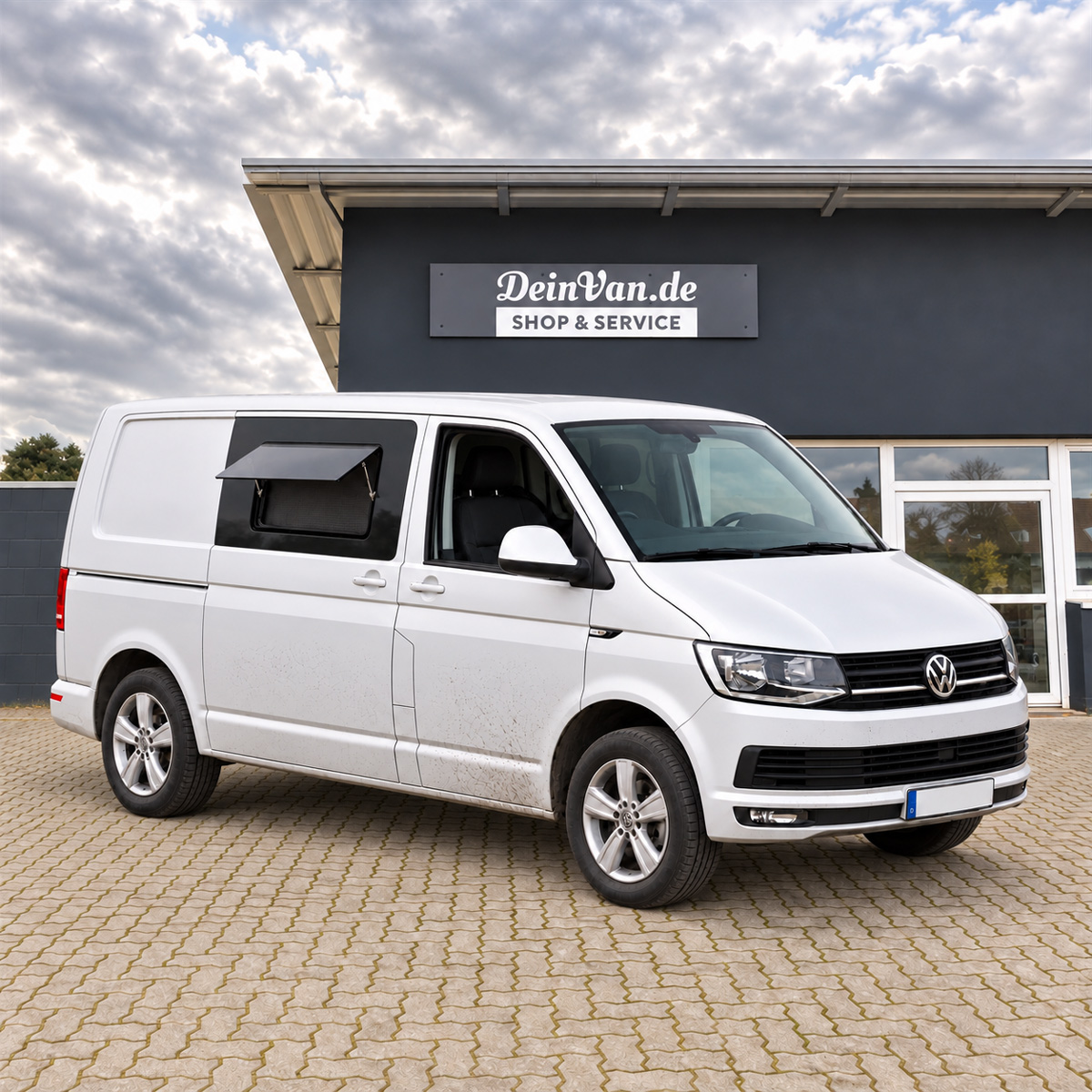 VR Ausstellfenster mit Moskitonetz für VW T5, T6, T6.1 ab 2003 - kurzer und langer Radstand