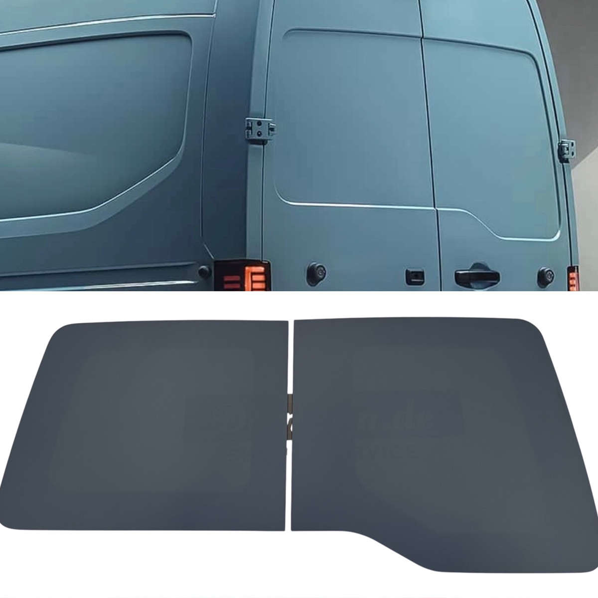 Hecktürscheiben Set für Nissan Interstar ab 2024 -L1-L4-